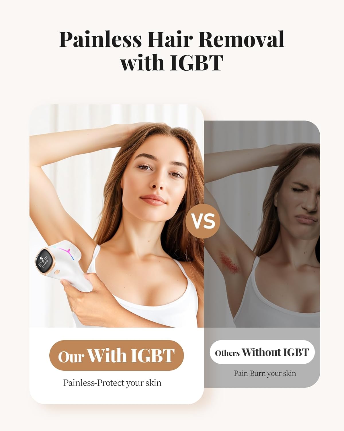 Haarlosy IPL Laser Hair Removal Device for Women and Men