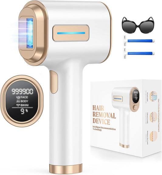 Haarlosy IPL Laser Hair Removal Device - 3X Faster & Painless, at Home IGBT Laser Hair Remover