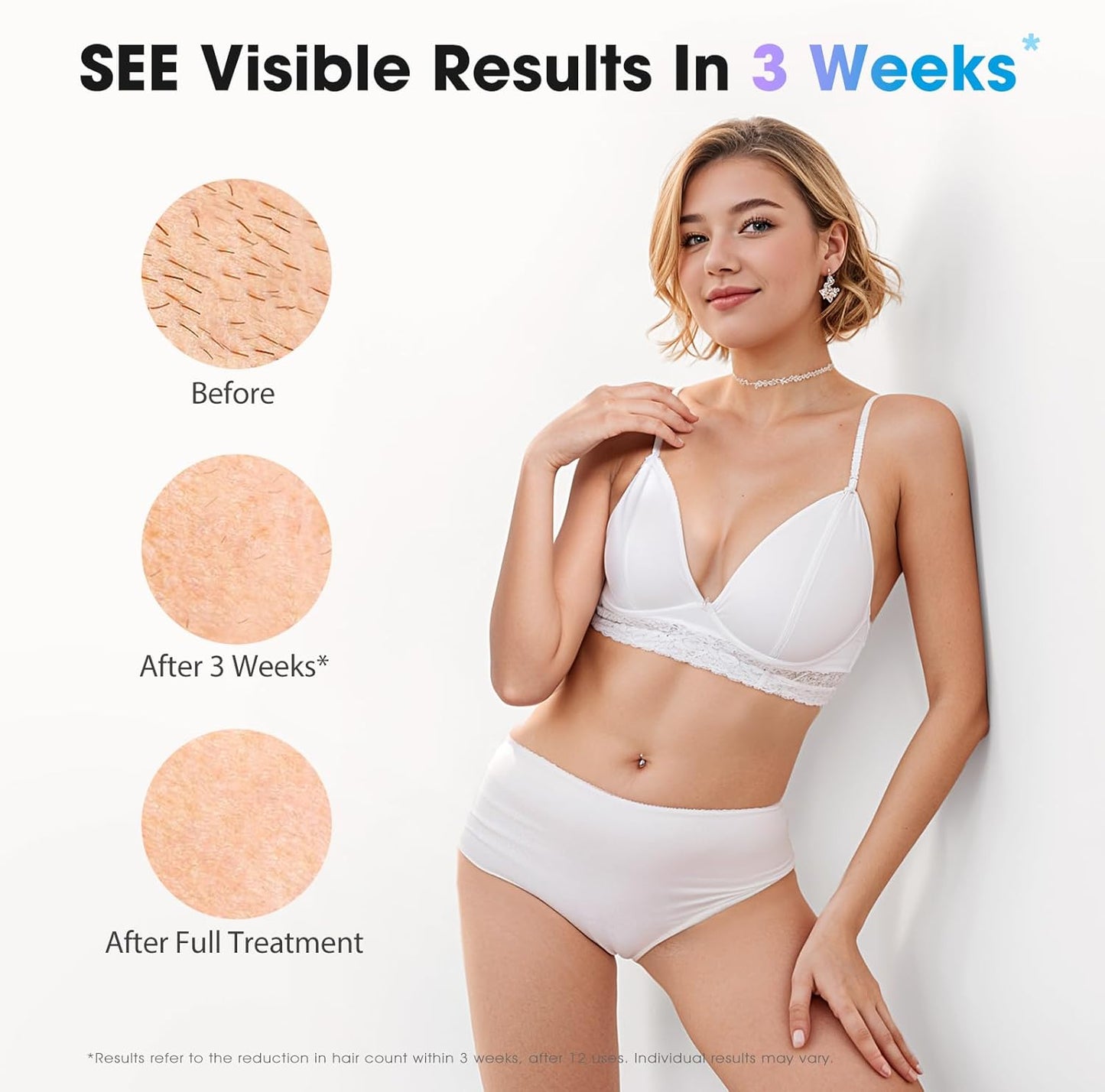 Haarlosy IPL Laser Hair Removal Device for Women and Men