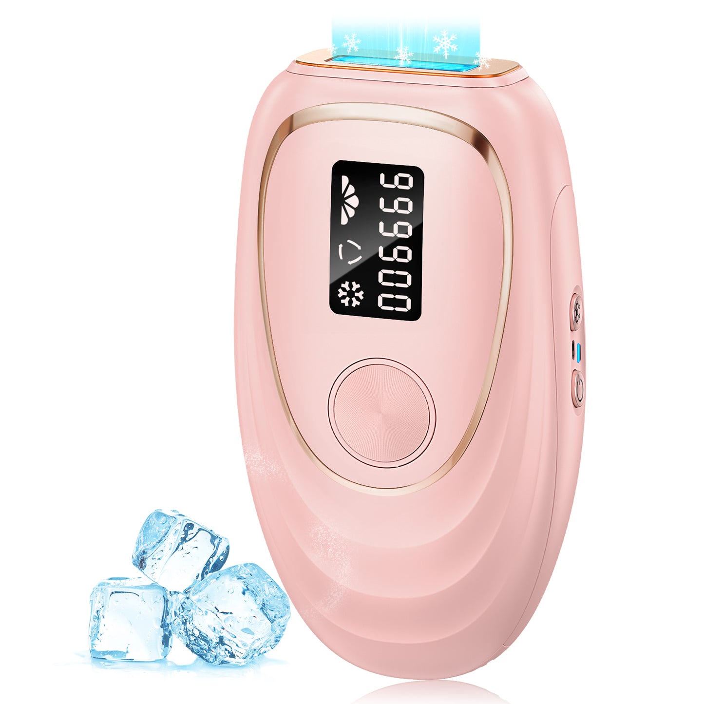 Haarlosy IPL Laser Hair Removal Device for Women and Men with Ice Cooling Painless Salon Quality Result at Home, Lazer Hair Remover for Face Bikini Line Body, 5 Levels, 999,900 Flash Light