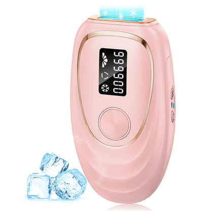 Haarlosy IPL Laser Hair Removal Device for Women and Men with Ice Cooling Painless Salon Quality Result at Home, Lazer Hair Remover for Face Bikini Line Body, 5 Levels, 999,900 Flash Light