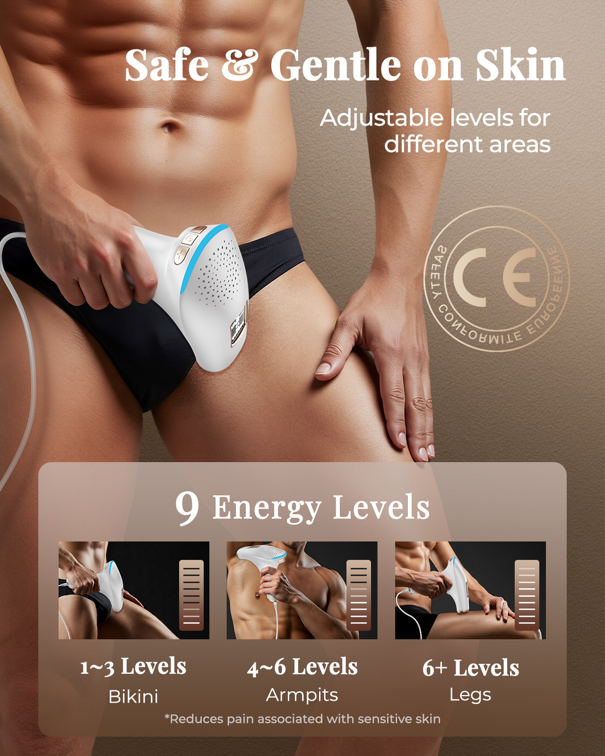 Haarlosy IPL Laser Hair Removal Device for Women Men Home Use, 999900 Flash