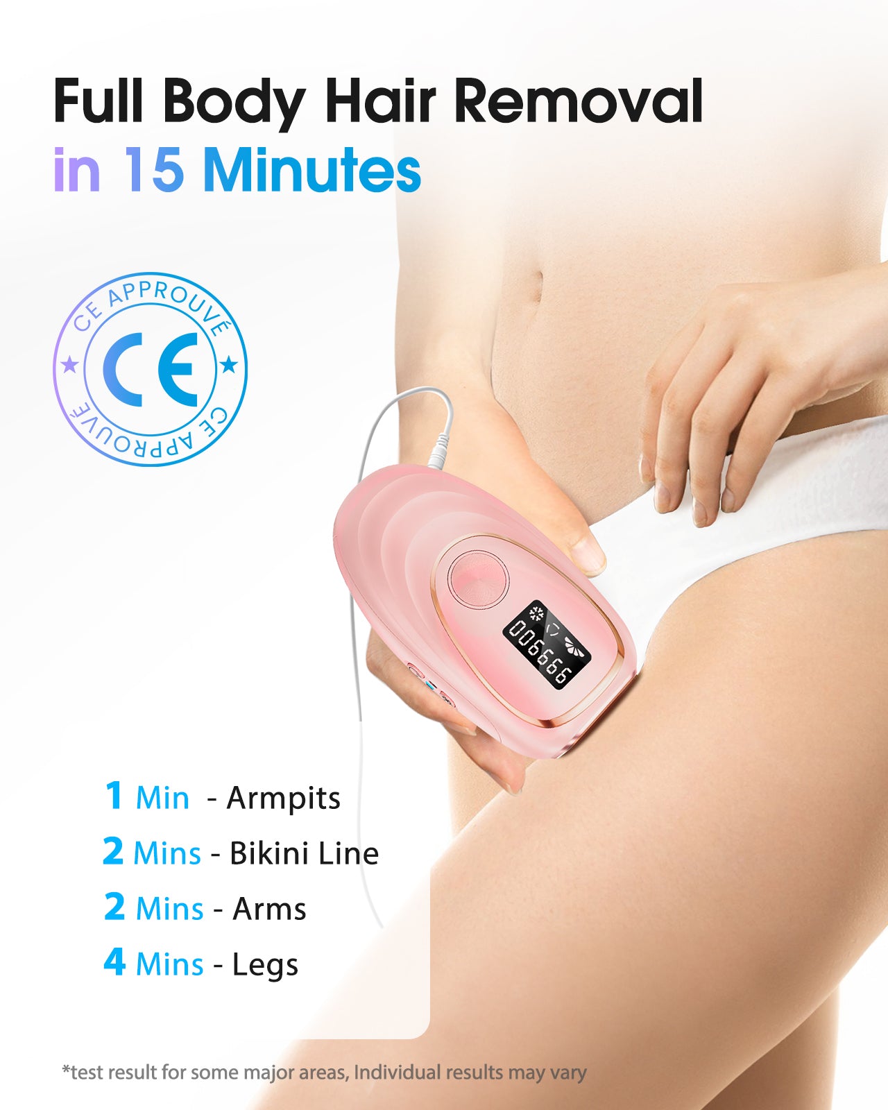 Haarlosy IPL Laser Hair Removal Device for Women and Men with Ice Cooling Painless Salon Quality Result at Home, Lazer Hair Remover for Face Bikini Line Body, 5 Levels, 999,900 Flash Light