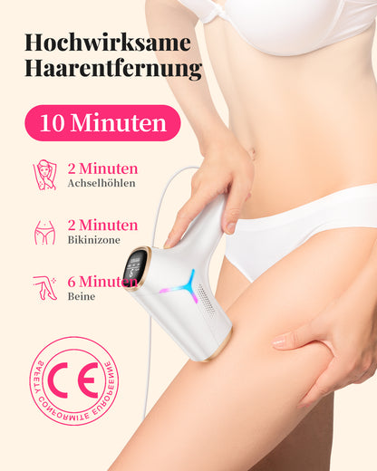 Haarlosy IPL Geräte Haarentfernung Laser Haarentfernungsgerät Frauen Männer