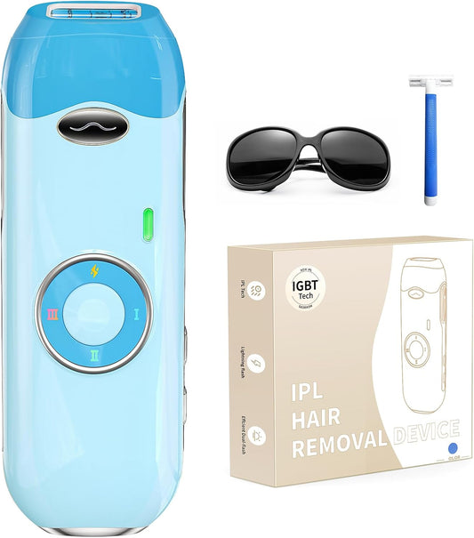Haarlosy IGBT IPL Hair Removal Device (Blue)