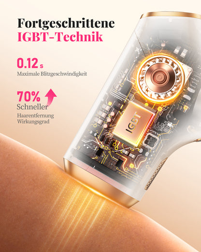 Haarlosy IPL Geräte Haarentfernung Laser Haarentfernungsgerät Frauen Männer