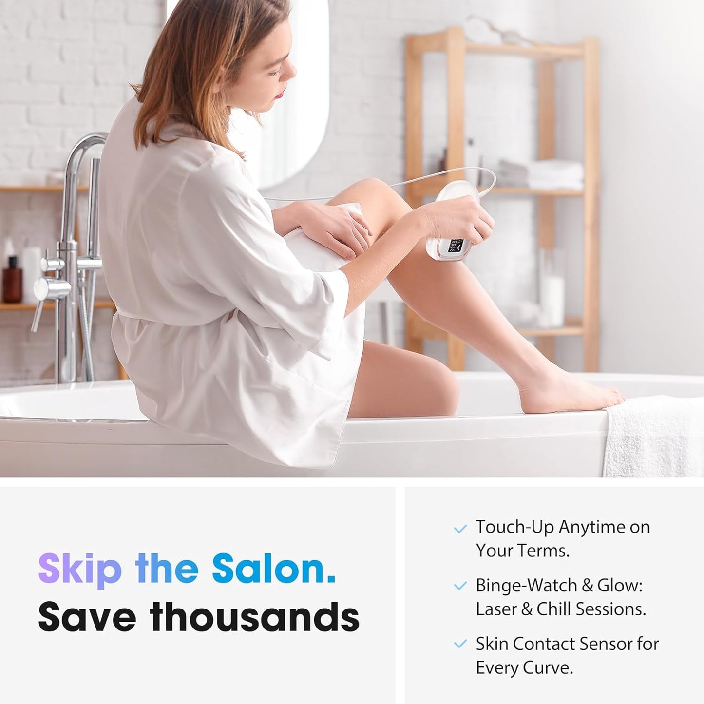 Haarlosy IPL Laser Hair Removal Device for Women and Men