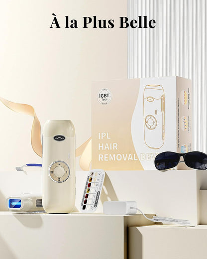 Haarlosy Épilateur Lumière Pulsée, 22J Épilateur Laser Définitif pour