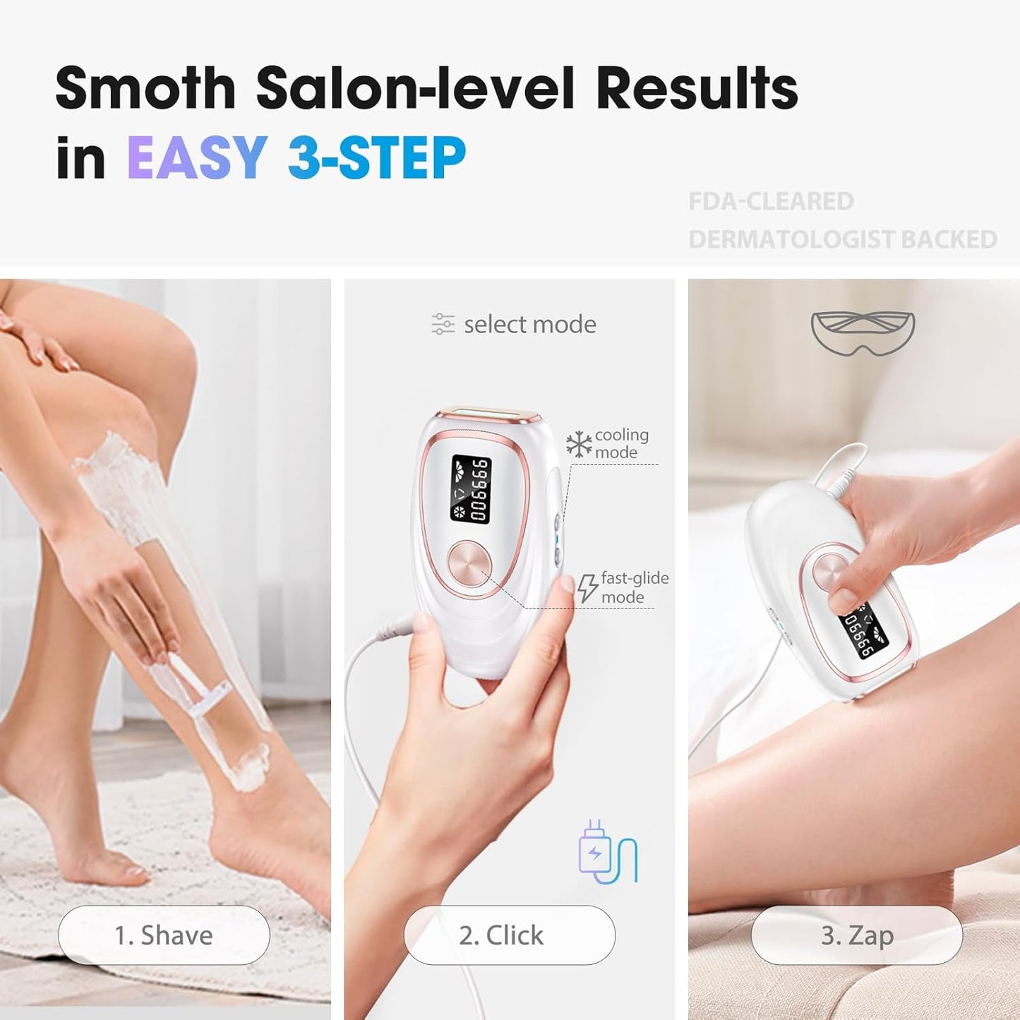 Haarlosy IPL Laser Hair Removal Device for Women and Men