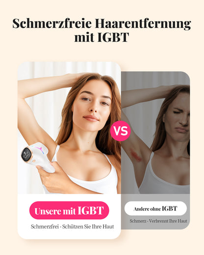 Haarlosy IPL Geräte Haarentfernung Laser Haarentfernungsgerät Frauen Männer