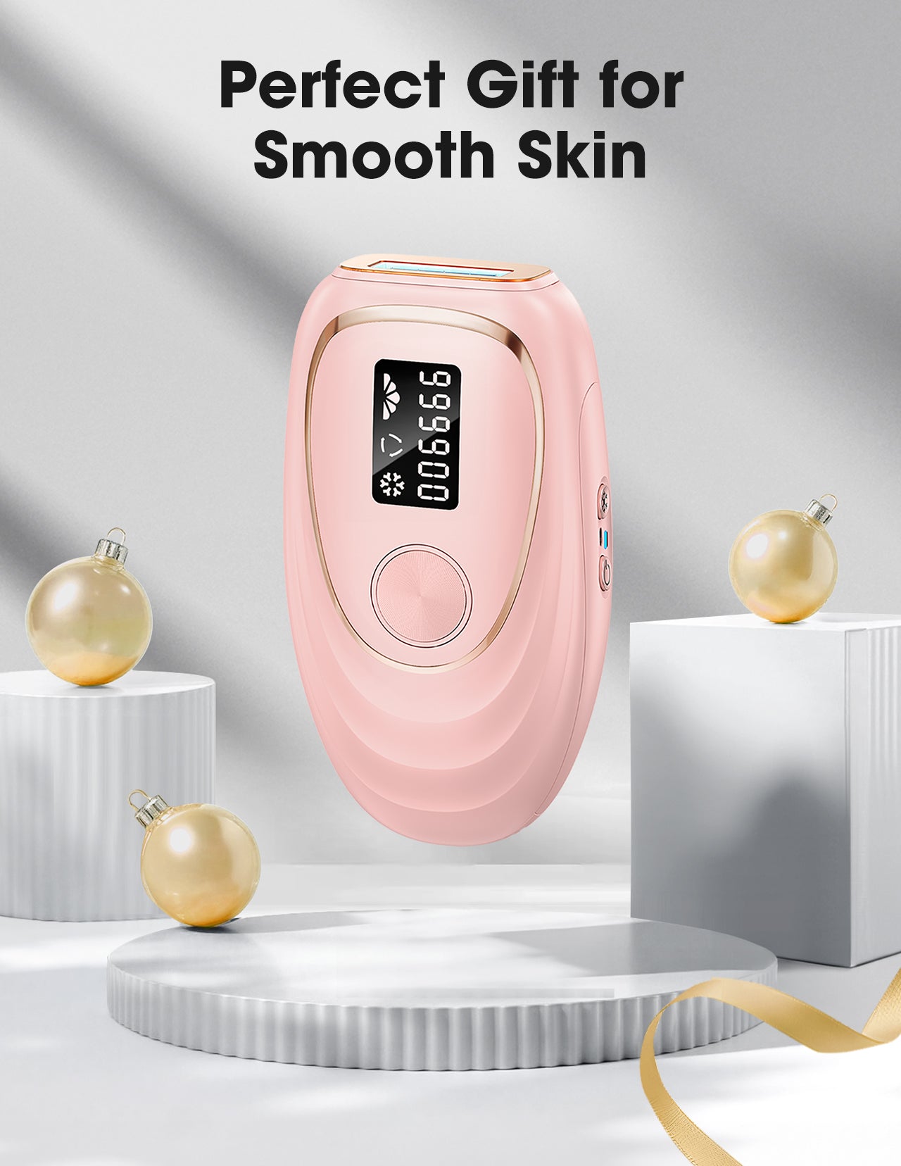 Haarlosy IPL Laser Hair Removal Device for Women and Men with Ice Cooling Painless Salon Quality Result at Home, Lazer Hair Remover for Face Bikini Line Body, 5 Levels, 999,900 Flash Light