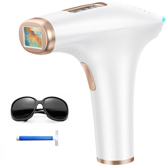 Haarlosy Épilateur Lumière Pulsée, Grande Fenêtre 5 cm², 999,900 Flashs IPL, 9 Niveaux & 2 Modes, Auto/Manuel – Épilation Laser Définitive Maison Femme & Homme, Visage, Corps, Aisselles, Bikini