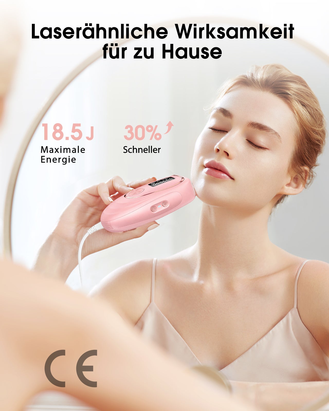 Haarlosy IPL Geräte Haarentfernung mit Kühlfunktion, 999,900 Lichtimpulse, 5 Energiestufen Schmerzfreie IPL Haarentfernung Laser Hair Removal für Frauen, Männer, Intimbereich, Körper und Beine