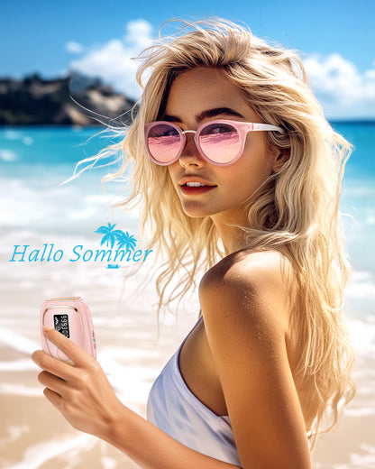Haarlosy IPL Geräte Haarentfernung mit Kühlfunktion, 999,900 Lichtimpulse, 5 Energiestufen Schmerzfreie IPL Haarentfernung Laser Hair Removal für Frauen, Männer, Intimbereich, Körper und Beine